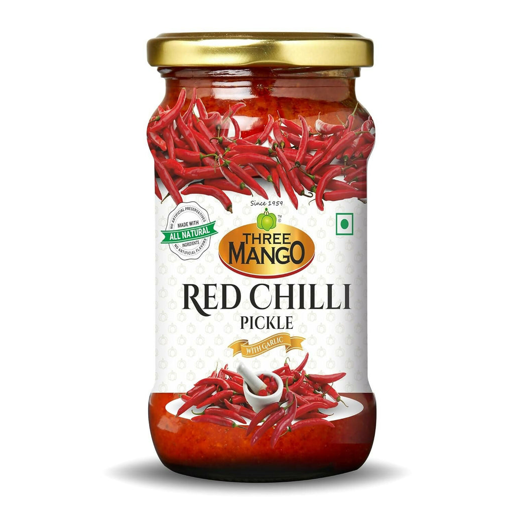 Three Mango Red Chilly Pickle