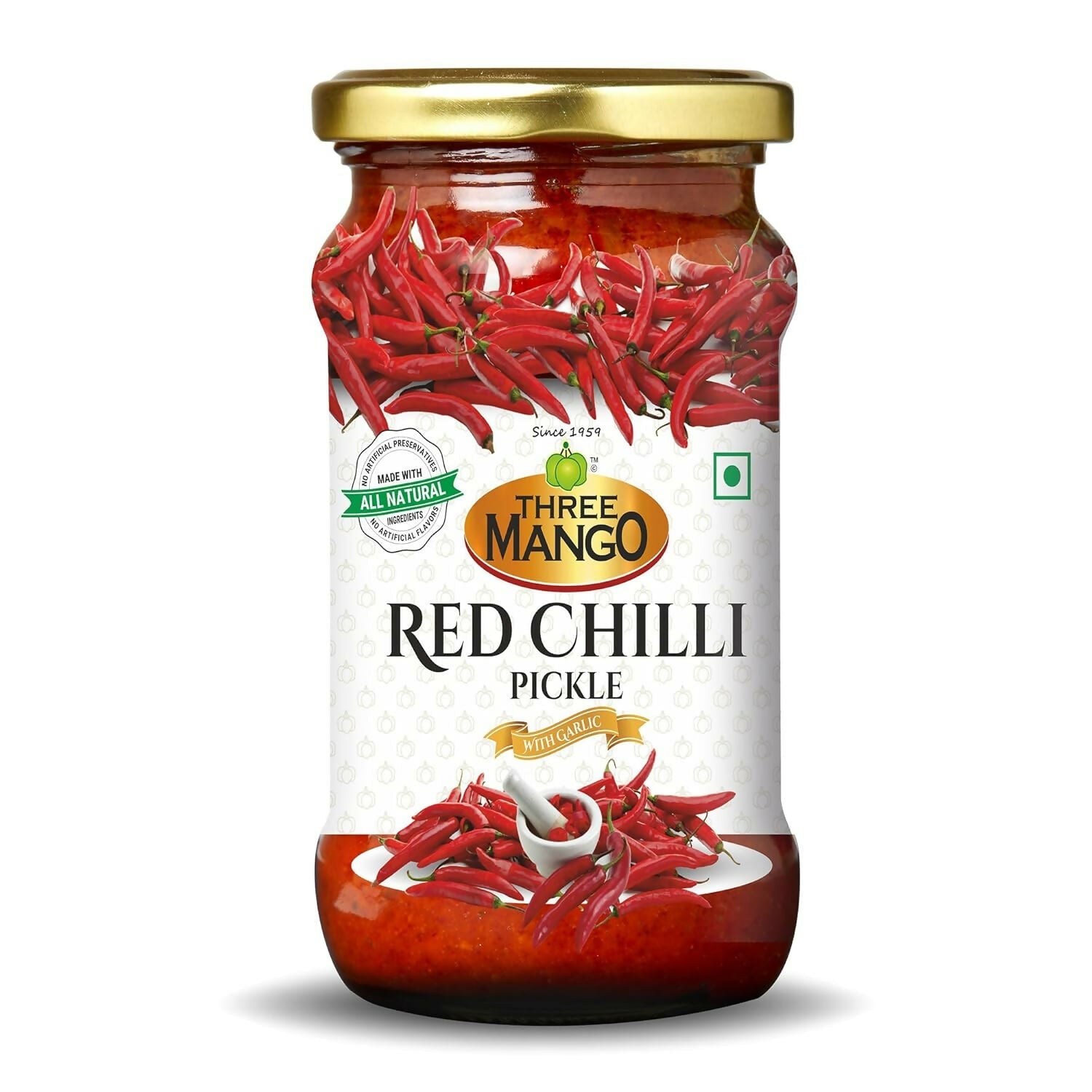 Three Mango Red Chilly Pickle
