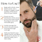 Ivory Natural Greys Beard Serum Restore Natural Black Color Of Grey White Beard - Distacart