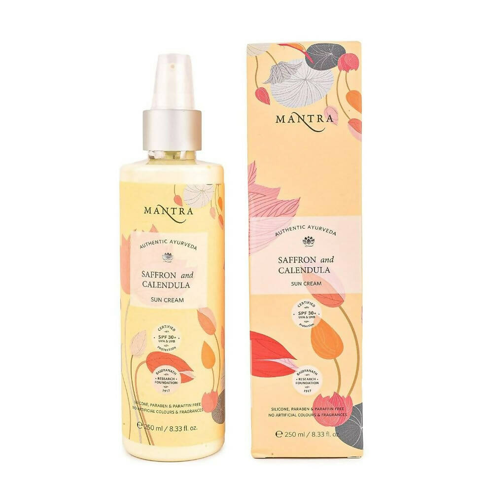 Mantra Herbal Saffron and Calendula Sun Cream