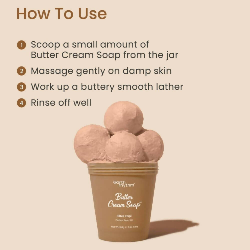Earth Rhythm Butter Cream Shower Mousse Soap - Filter Kapi