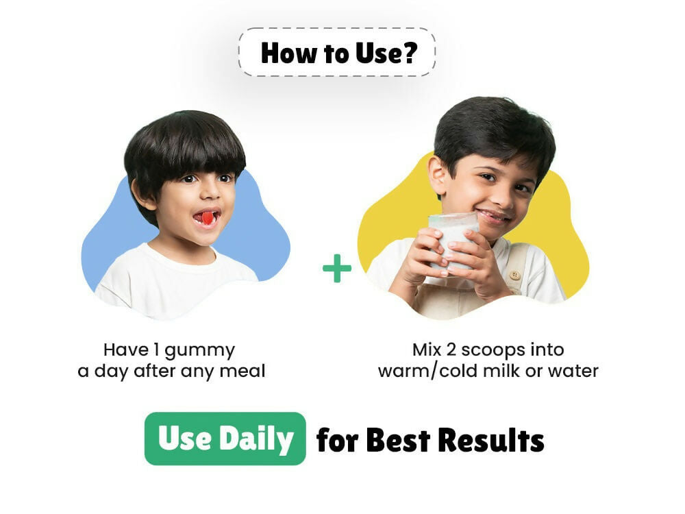 Little Joys Nutrimix Nutrition Powder Belgian Chocolate + Brain Gummies 2 - 6 years Combo - Distacart