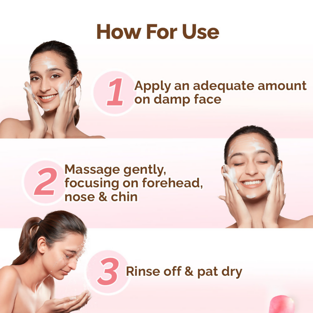 Mamaearth Multani Mitti Oil Balance Face Wash With Multani Mitti & Bulgarian Rose