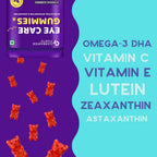 Carbamide Forte Eye Care Gummies - Cranberry Flavor - Distacart