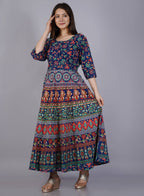 Vamika Multicolor Cotton Printed Party/Casual Wear Kurti (GAM18K)
