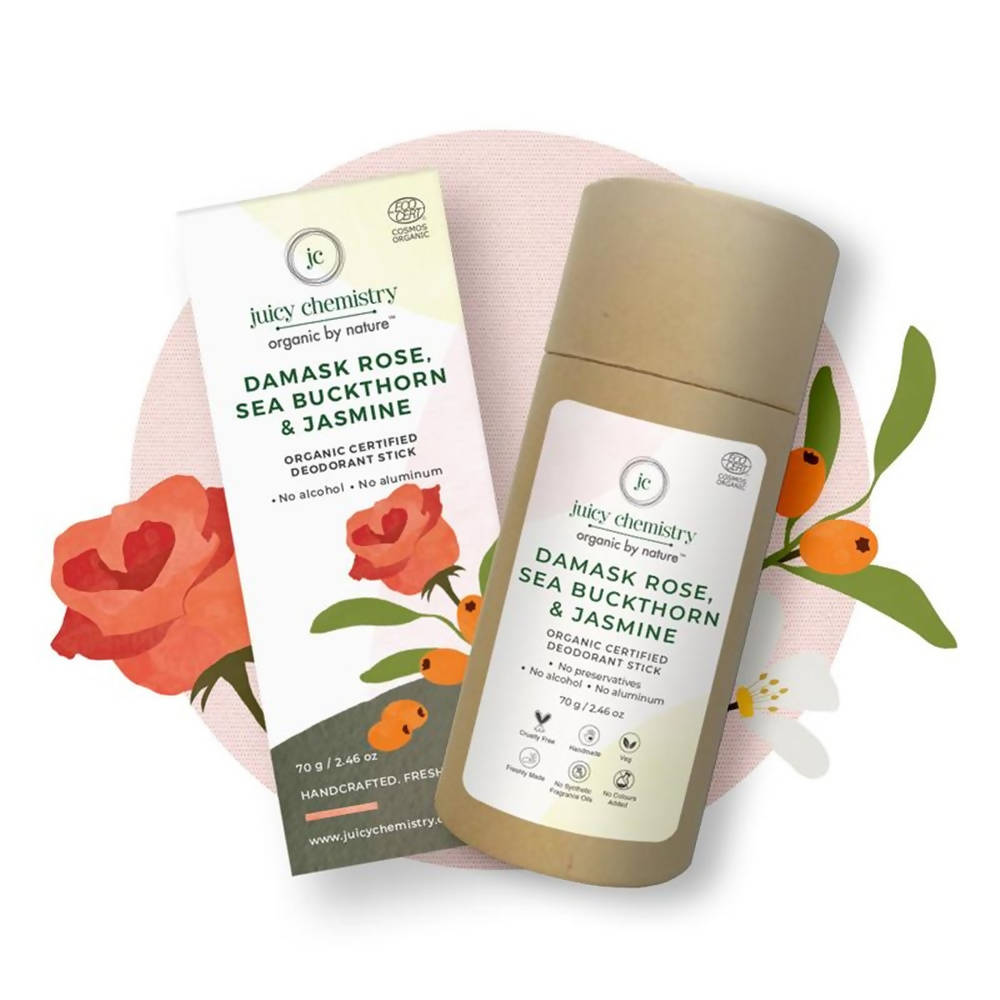 Juicy Chemistry Damask Rose & Jasmine Face & Body Dusting Powder