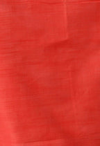 Mominos Fashion Moeza White & Red Bhagalpuri Handloom Ikat Pure Cotton Saree with unstitched Blouse piece - Distacart