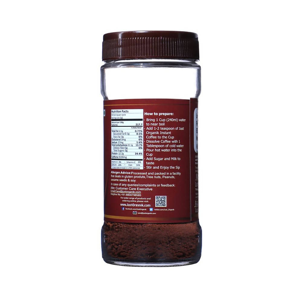 Just Organik Instant Coffee - Distacart