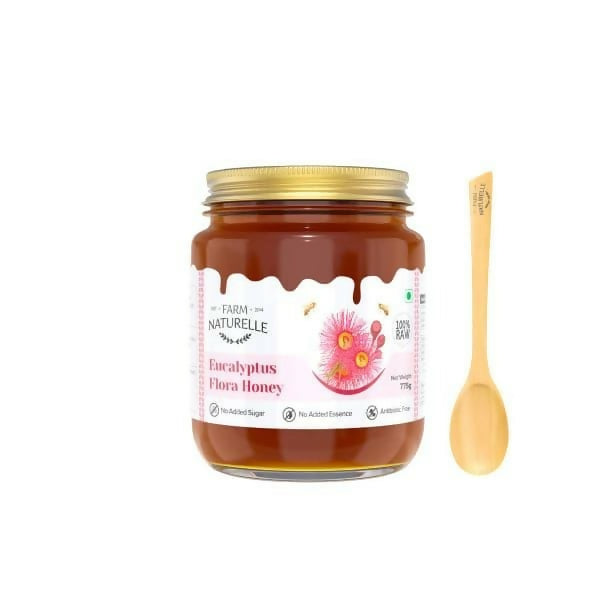 Farm Naturelle Eucalyptus Flower Honey - Raw, Unprocessed Wild Forest Honey