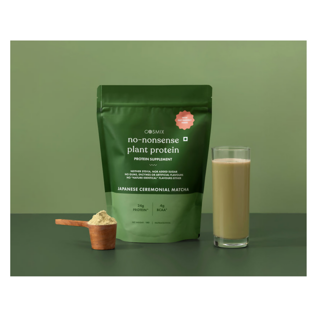 Cosmix No Nonsense Plant Protein Japanese Ceremonial Matcha - Distacart