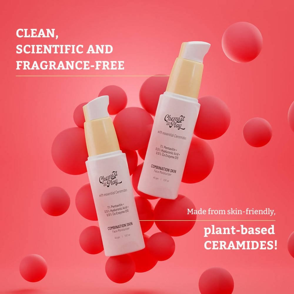 Chemist At Play Combination Skin Face Moisturizer For Hydrate, Protect and Improve Skin Texture