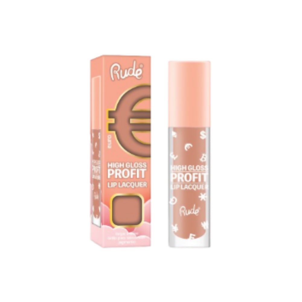 Rude Cosmetics High Gloss Profit Lip Lacquer - Euro