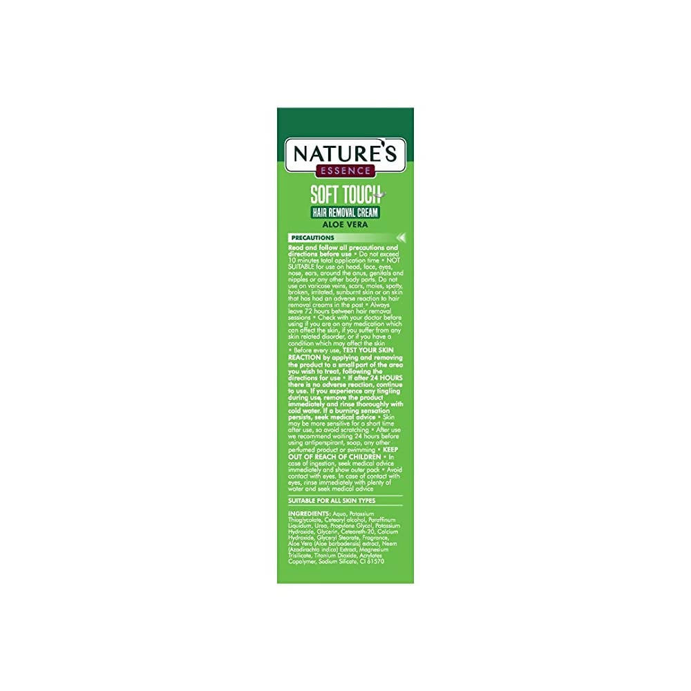Nature's Essence Soft Touch Aloe Vera Hair Removal Cream - Distacart