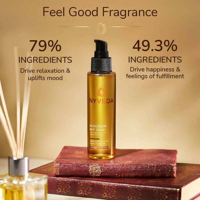 Nyveda Body Oil | Nourish My Skin Moisturise & Glow Head-To-Toe