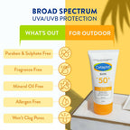 Cetaphil Sun SPF 50 Light Gel Mineral Base For Normal, Dry & Oily Skin - Distacart