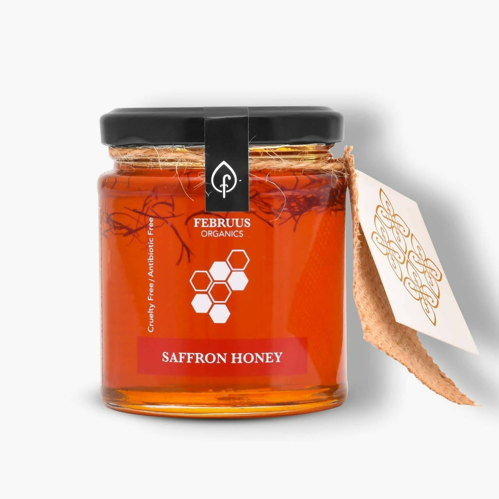 Februus Organics Pure Natural Saffron Honey