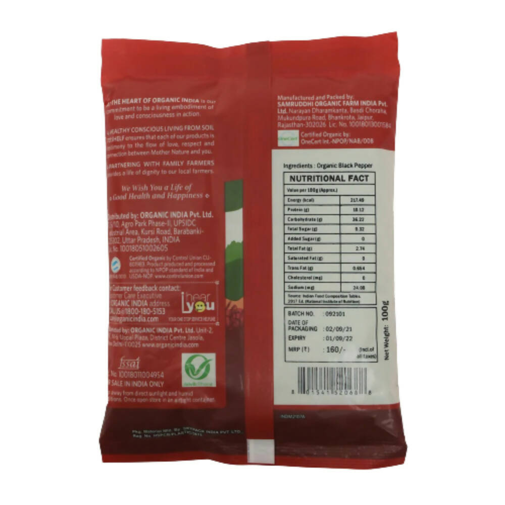 Organic India Black Pepper - Distacart