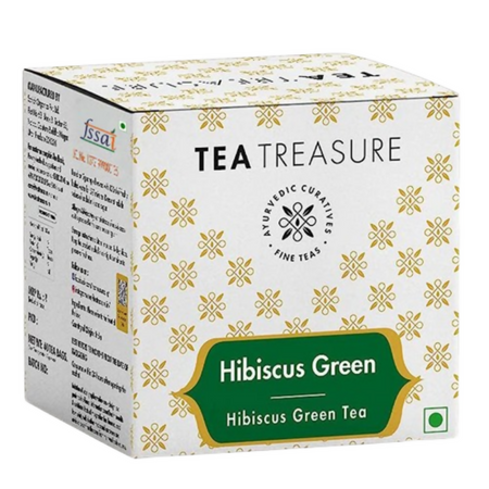 Tea Treasure Hibiscus Green Tea Bags