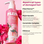 PLIX The Plant Fix Hibiscus Bond Repair Advanced Hair Oil & Shampoo