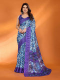 PR Fashion Jamun Kota Doria Printed Saree