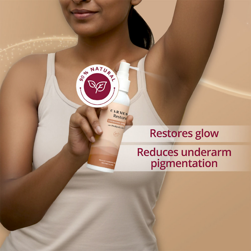 Carmesi Restore Underarm Spray With 5% Glycolic Acid