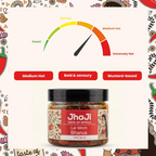 Jhaji Store Lal Mirch Bharua Achar (Stuffed Red Chilli Pickle)