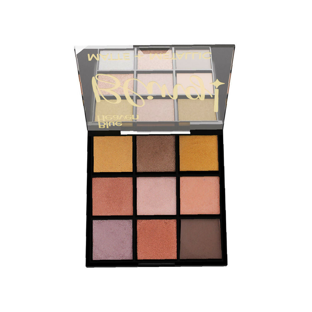 Blue Heaven Bling 9 In 1 Eyeshadow Palette - Sunset Warmth