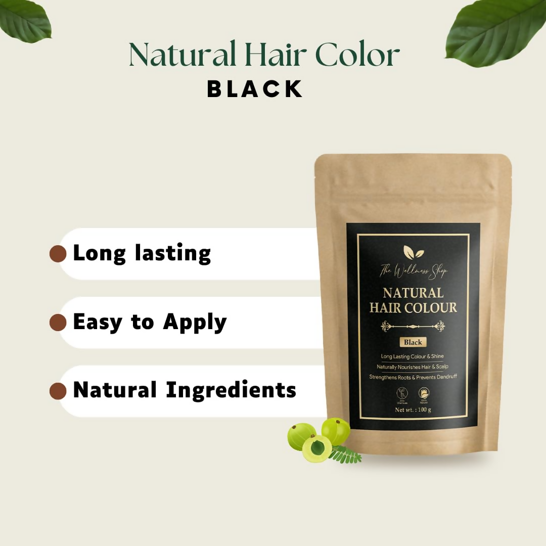 The Wellness Shop Natural Black Hair Colour - Distacart