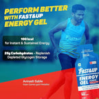 Fast&Up Energy Gel-Strawberry Banana Flavour - Distacart