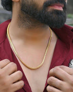 VOJ Gold-Polished Thick Snake Chain