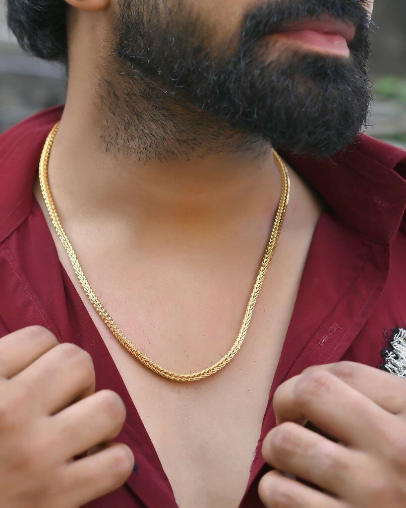 VOJ Gold-Polished Thick Snake Chain
