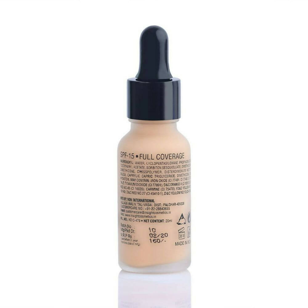 Insight Cosmetics Ultra-Thin Second Skin Long Wear Liquid, Creamnatural Foundation - Golden Honey - Distacart