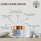 Ivory Natural Curly Hair Cream - Bouncy, Shiny, Humidity-Resistant Curls Hair