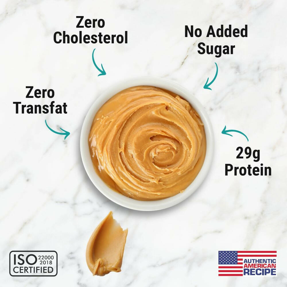 Happilo All Natural Peanut Butter Creamy-Unsweetened