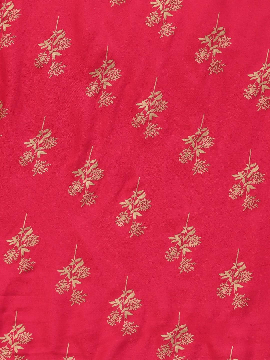 Yufta Women Green & Pink Embroidered Kurta with Palazzo & Dupatta