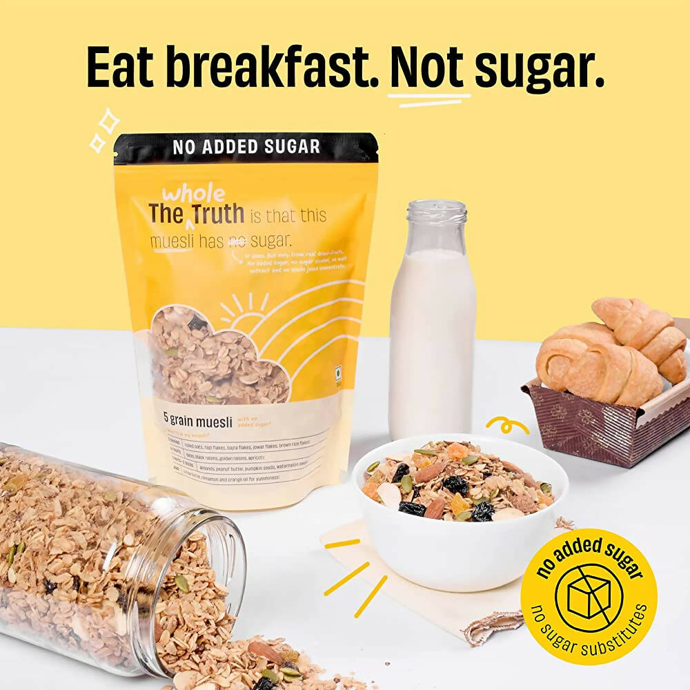 The Whole Truth 5 Grain Muesli (No Added Sugar) - Distacart