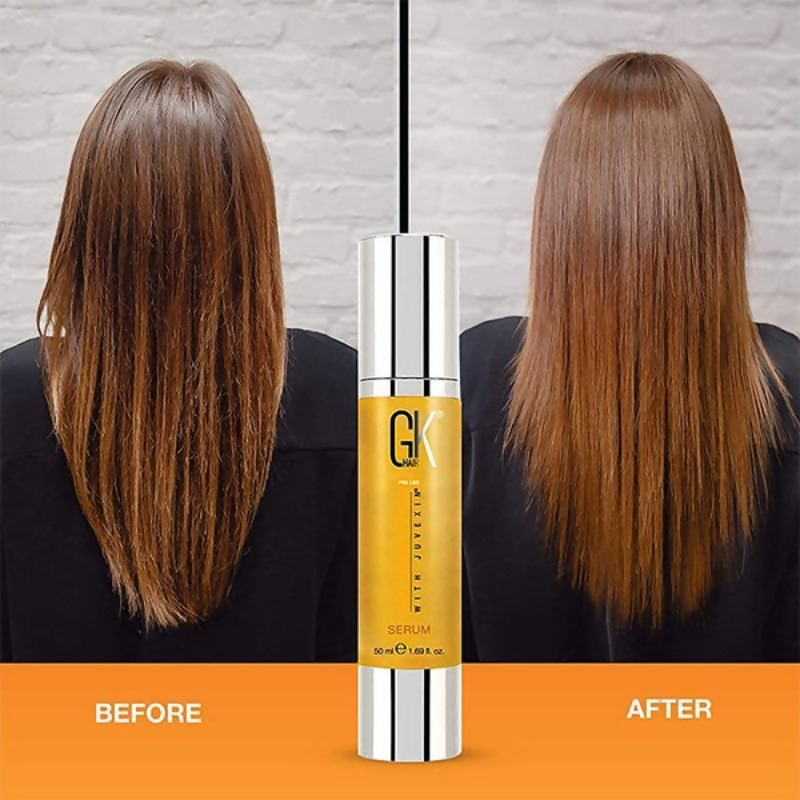 GK Hair Taming Serum With Argan Oil & Juvexin Keratin - Distacart