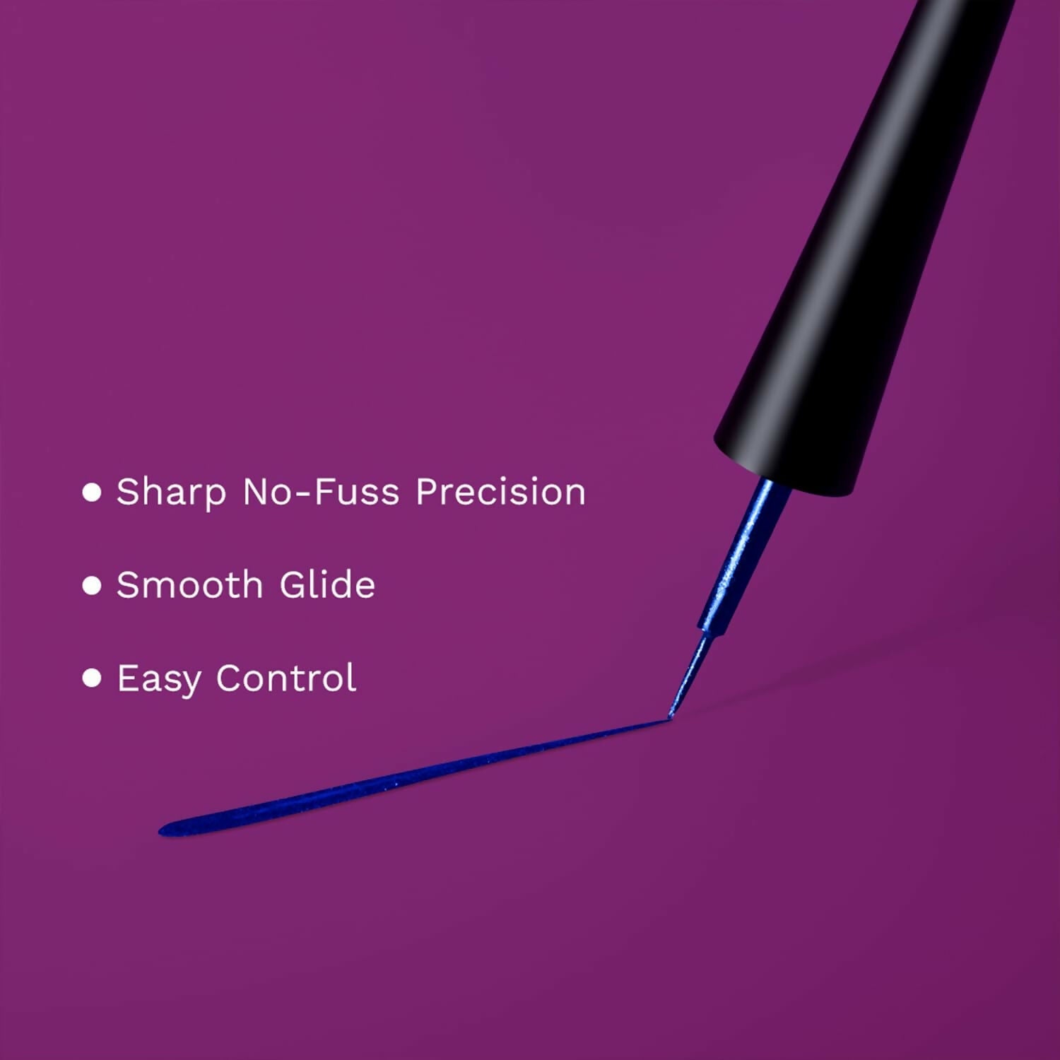 Pilgrim Metallic Eyeliner Blue Rebel, Long Lasting & Smudge Proof Enriched With Argan Oil - Distacart