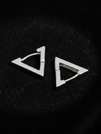NVR Men's Multicolour Geomatric Shaped Stud Earrings - Distacart
