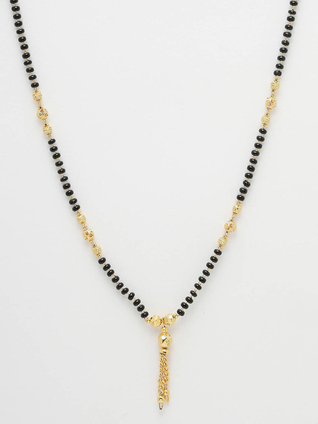 NVR Women Ethnic Gold-Plated Beaded Mangalsutra - Distacart