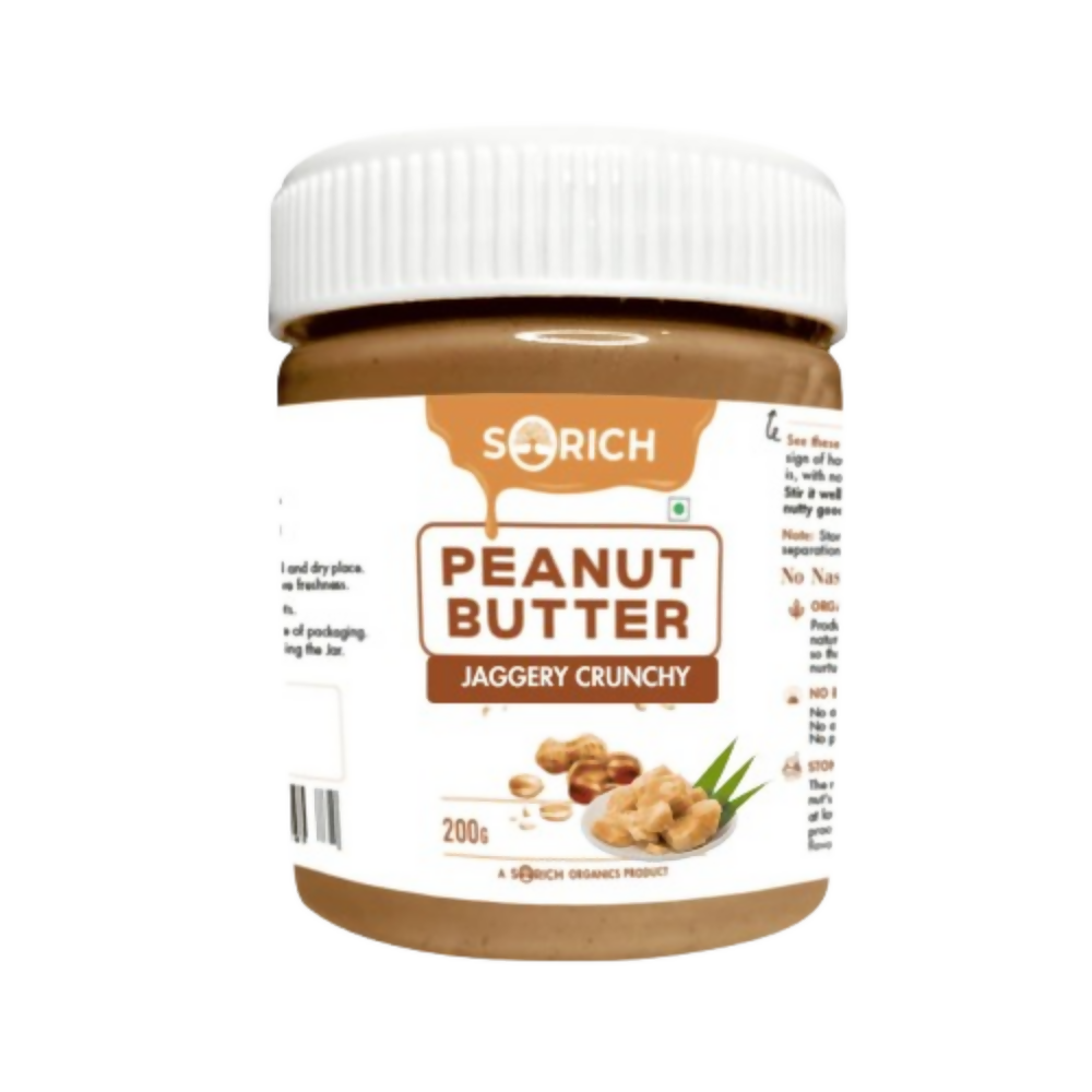 Sorich Organics Peanut Butter Jaggery Crunchy