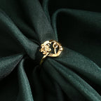 AanyaCentric Gold-plated Mangalsutra & Ring Set - Distacart