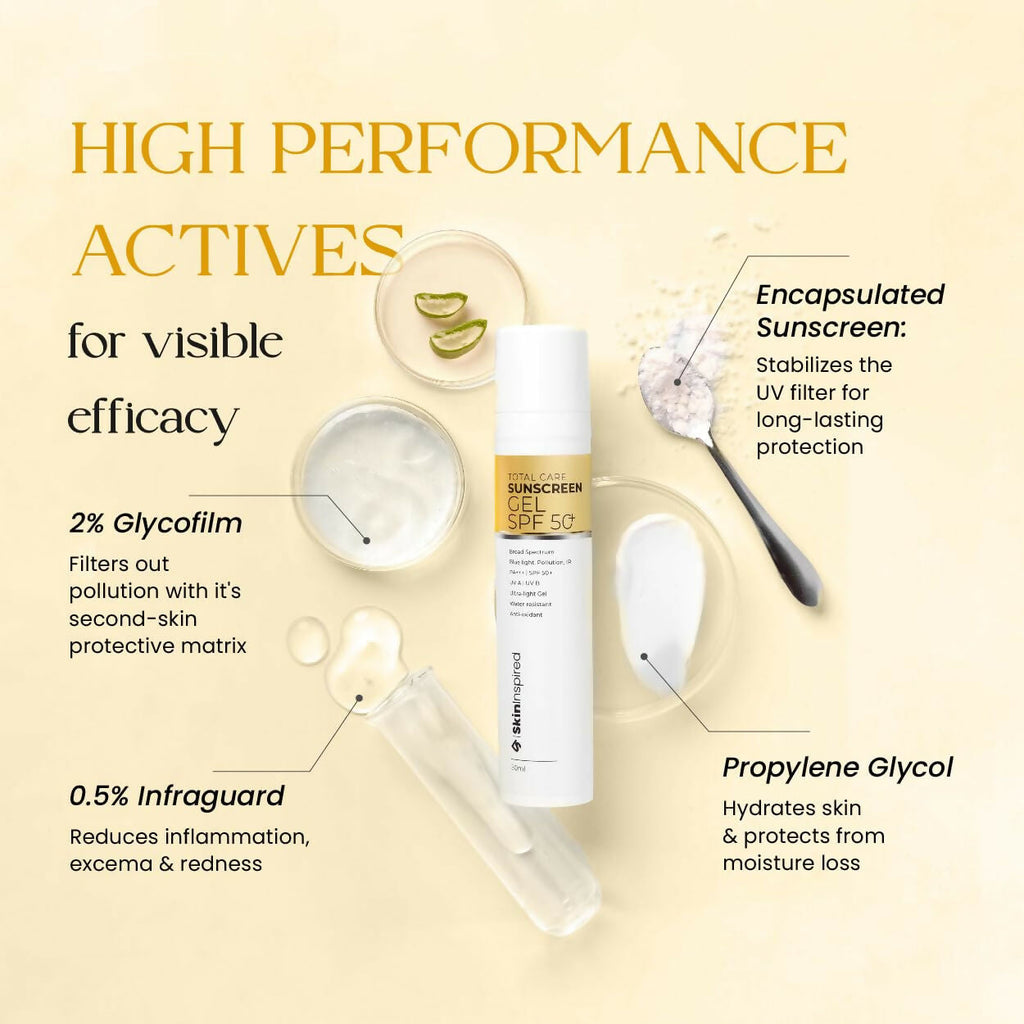SkinInspired Total Care Gel Sunscreen Spf 50+