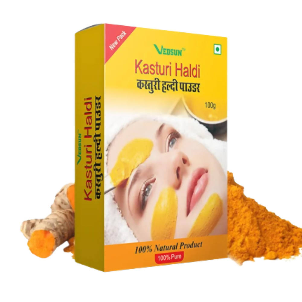 Vedsun Kasturi Haldi Powder (Wild Turmeric)
