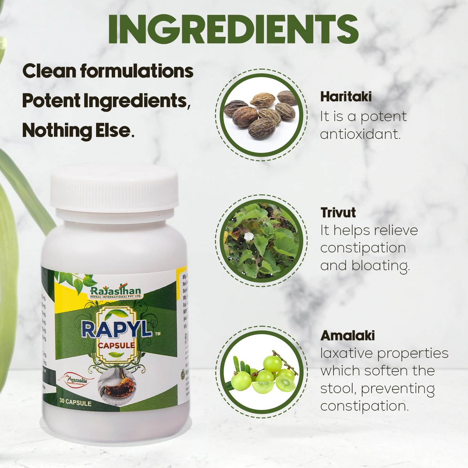 Rajasthan Herbals Rapyl Capsules - Distacart