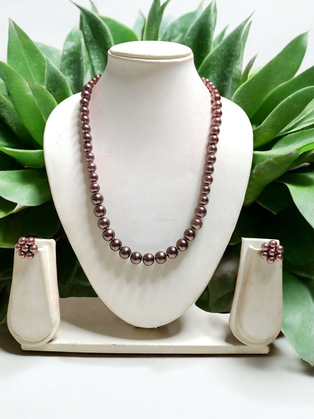 Inhanns Spectrum Everyday Pearl Sets - Single Strand - Chocolate