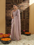 kasee Embellished Embroidered Pure Silk Saree