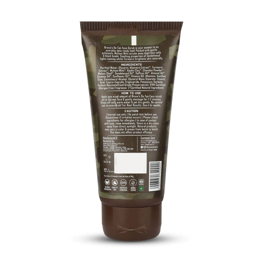 Brave Essentials De-Tan Face Scrub