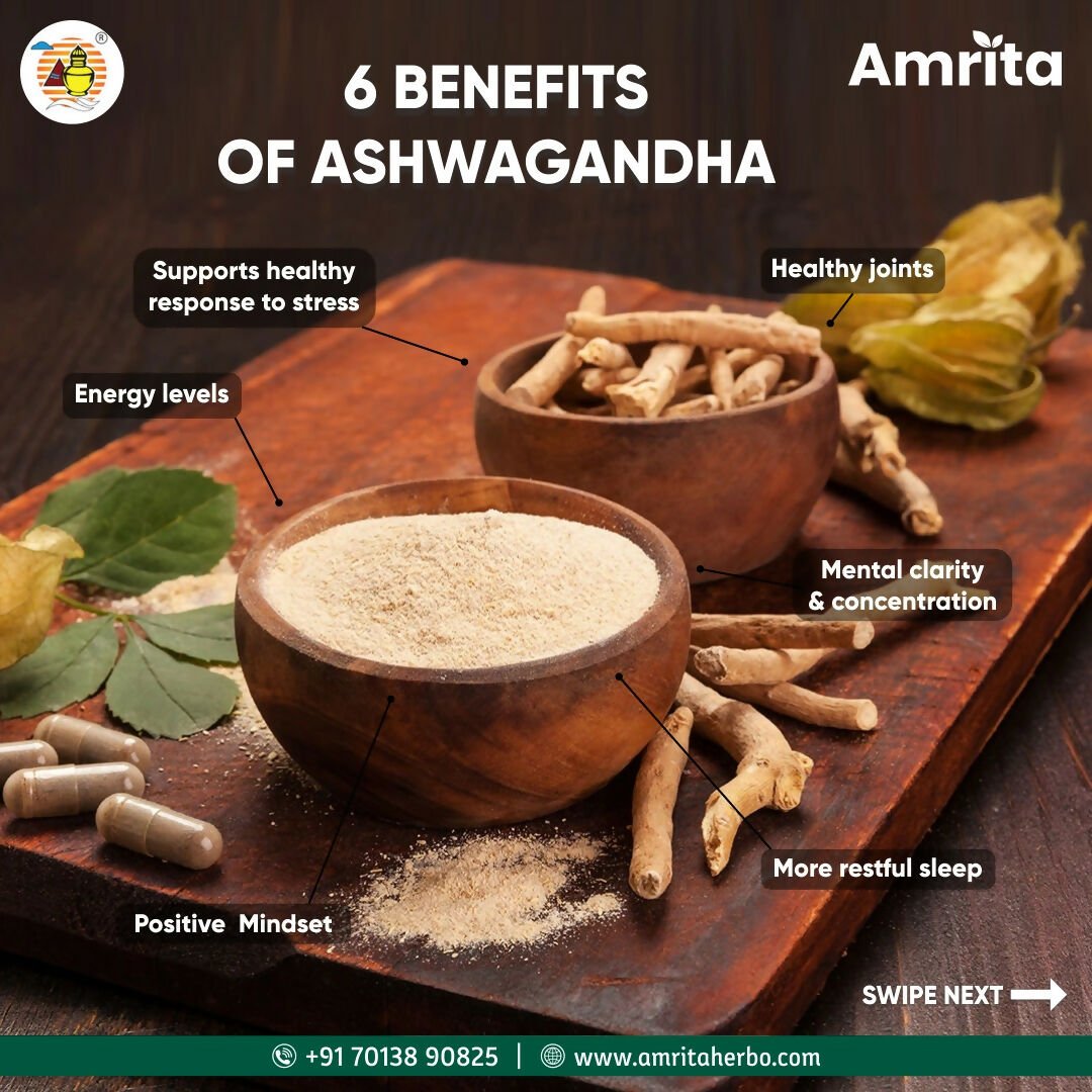 Amrita Ashwagandha Tablets - Distacart
