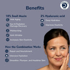 Dermistry Pure 10% Snail Mucin 96 Peptide Anti-Ageing Moisturizer Skin Firming Tightening Face Serum